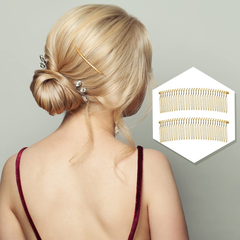 5 Pieces Hair Clip Combs Metal Wire Hair Combs Wire