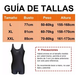Traje De Baño Deportivo Mujer Natación Lycra+gorra Y Goggles