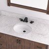 Signature Hardware 447968 Mangrove 17" Vitreous China Undermount Bathroom Sink