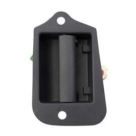 Brock Replacement Upgraded Design Extended Cab 3rd Door Inside Handle Metal Pull Lever w/Plastic Bezel Compatible with S10 Sonoma Hombre Pickup Truck 19211052