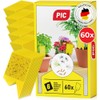 Yellow Stickers Fighting Fungus Gnats 60x - Yellow Plates Fungus