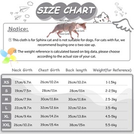 PUMYPOREITY Sphynx Hairless Cat Cotton Clothing Pullover Cute Turtleneck Breathable T-Shirts Round Collar Vest Kitten Shirts Soft Clothing (Black, XXL)