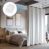 HJZHII Curtain Rod Tape Glide Clear, Curtain Rod Slide Smooth