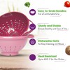 Crisp 2 Pack Mini Colander Berry Baskets - Plastic, Durable