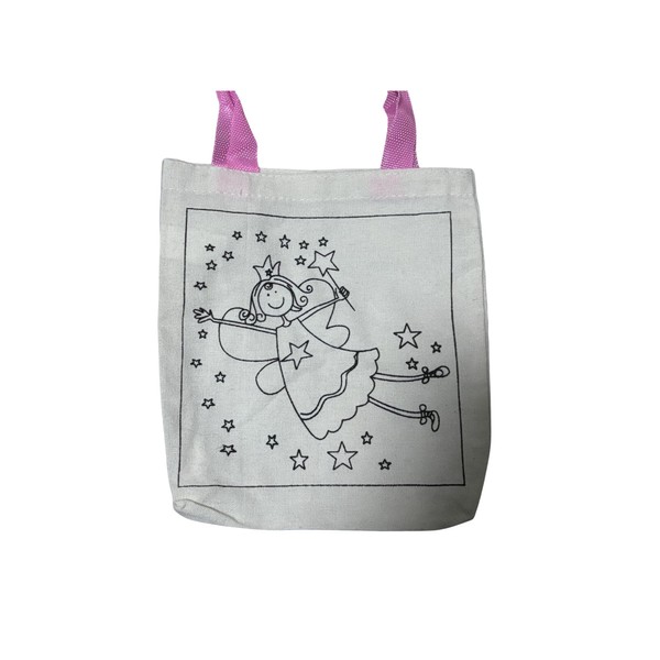 Kids Design Your Own Tote Bag, Canvas Material, Reusable, with