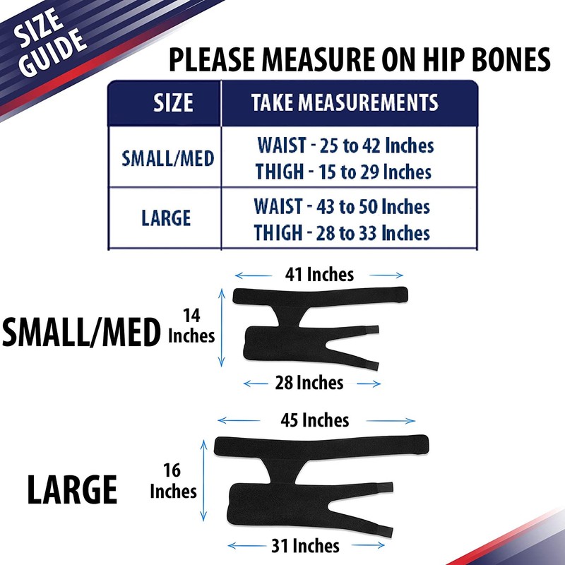 Hip Brace Thigh Compression Sleeve – Hamstring Compression Sleeve &