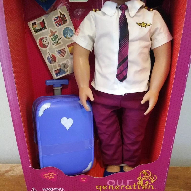 Our Generation Professional Collection Airline Pilot 18" Doll