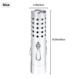 TAISOCA Stove Pipe Spark Arrestor for Camping Chimney Cap 2.36in*10.23in Stainless Steel Spark Arrestor Screen Chimney Caps for Outside