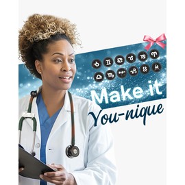 FriCARE Green Stethoscope - Stethoscopes for Nurses Nursing School/Skills Lab - Fit Student Practice Clinical Rotations, MicroBeats Harmony with 12 Constellation Tags, Comes with Comfy Eartips, 31.5''