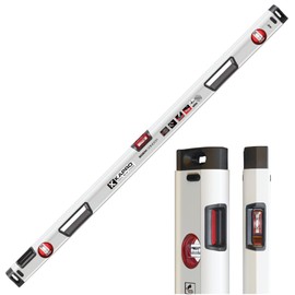 Kapro 905-41 Magnetic Level Tool - Professional Bubble Level with Durable Shockproof End Caps, High Accuracy and Visibility Optivision Red and Plumb Site Dual View Vial, Condor Spirit Level, 72-inch
