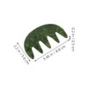 Healeved Scalp Massager Creative Wide Tooth Comb Gua Sha Jade