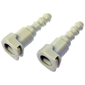 Dorman 800-116 FUEL LINE CONNECTOR. 5/16IN STEEL to 5/16IN NYLON, 2 Pack