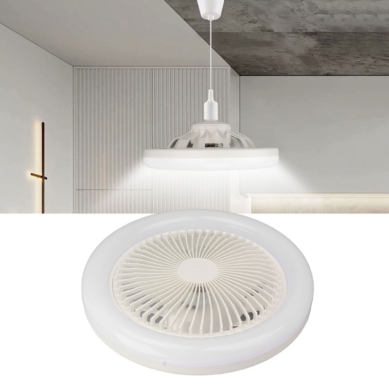 9.8in LED Ceiling Fan Light Quiet 3 Gears Ceiling Fan