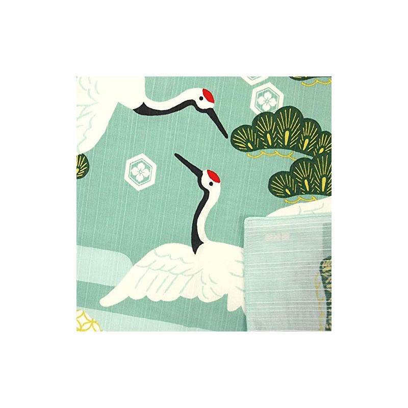 Hamamonyo Kofu (Furoshiki, 19.7 inches (50 cm) Sugi Crane Dance