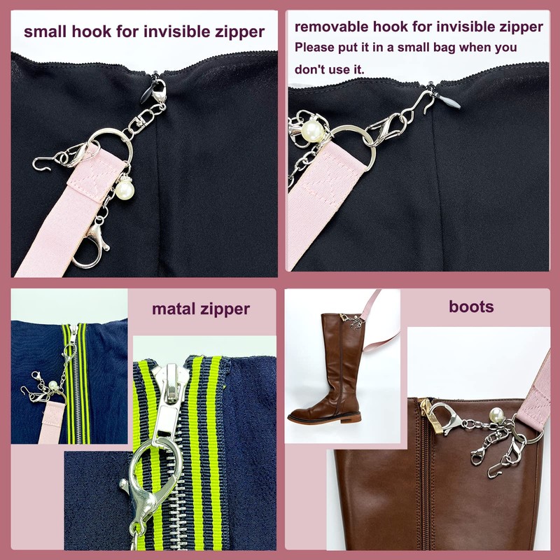 Zipper Helper Pull for Dresses - with 3 Different Types