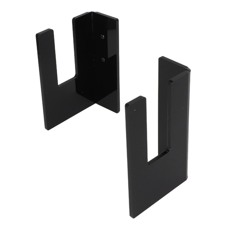 4Pcs Black Acrylic Skateboard Wall Mount Rack Skateboard Wall Hanger