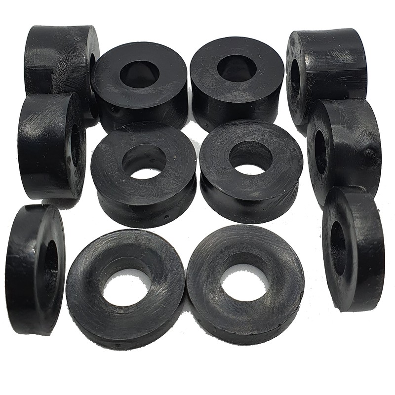 M5 Black Nylon Wide Spacers Standoff Washers ID 5.3mm, 4