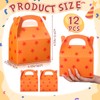 Epakh 12 Pcs Anime Party Favor Boxes Orange and Red