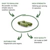 Nutripact Moringa Oleifera Capsules - 1800mg per Serving - Pure