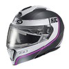 HJC i90 Modular Electric Snowmobile Helmet Davan MC8 Semi-Flat Xs