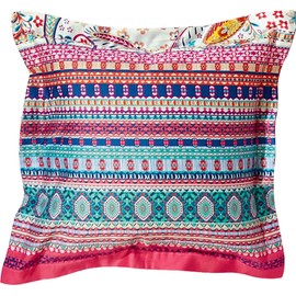 Bassetti Burano Cotton Cushion Cover, R1 Pink, 40 x 40 cm