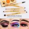 DUcare Eyeshadow Brush Set Duo End Eye Makeup Brush Golden