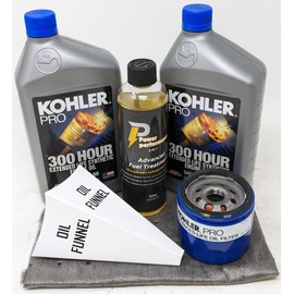 Kohler 2-Quart Extended Life 10W-50 Synthetic Oil Change Kit and Fuel Treatment