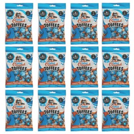 Walkers' Nonsuch Salted Caramel Toffees | 5.29 Oz (Pack of 12) | with Butter & Whole Milk | Imported from the UK | Traditional British Candy | Individually Twist Wrapped Toffee