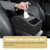 Merdege Armrest Box Storage Box, Multi-Function Center Console Organizer with