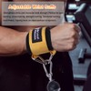 J Bryant Fitness Wrist Straps with Hooks for Weightlifting, Strength