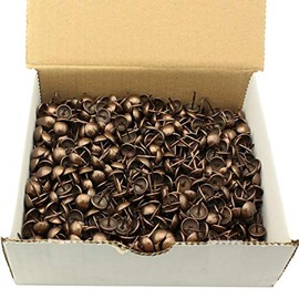 C.S. Osborne 1000 Pcs 7/16" Diameter Antique Oxidized Nail #6990-AO-1/2 Tacks