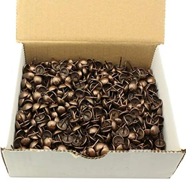 C.S. Osborne 1000 Pcs 7/16" Diameter Antique Oxidized Nail #6990-AO-1/2 Tacks