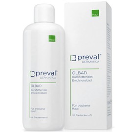 preval® Oil Bath 500 ml, Replenishing Emulsion Bath for Dry and Sensitive Skin