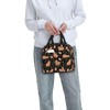 Nmbvcxz Lunch Box Capybara Insulated Lunch Bags for Women Men