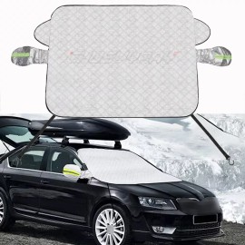 CHUSYYRAY Car Windshield Snow Cover Front & Rear Magnetic Winter For Ford F150 2000-2024