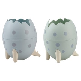 YZZT 2pcs Dinosaur Egg Pen Holder, Pencil Holder,Pen Holder,Cute Pen Holder,Removable Pencil Pots,Desk Storage Bucket,for Student Pen Pots Desk Organisers