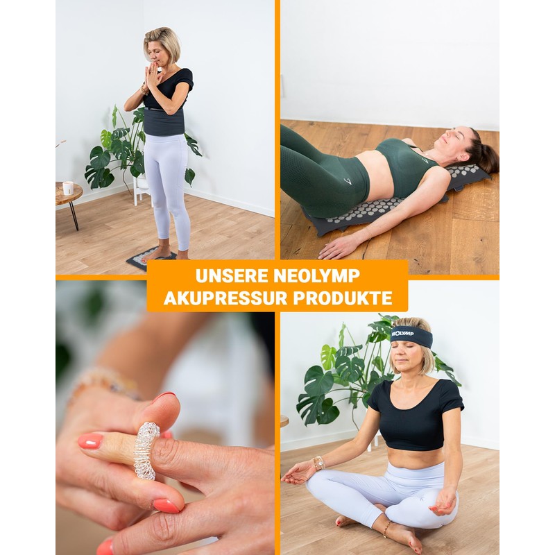 NEOLYMP Acupressure Doormat - Versatile Stimulation - Washable, Eco-Friendly with