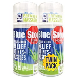 Blue Stop Max Aplicador: Aplicador De Masaje De Acción Rápida Para Crema Deportiva, Alivio Del Codo, Roll-On De Alto Rendimiento Para Dolores Muscular