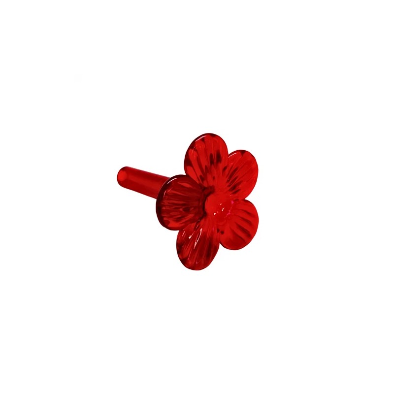 Parasol Flower Droplet Hummingbird Feeder - Red