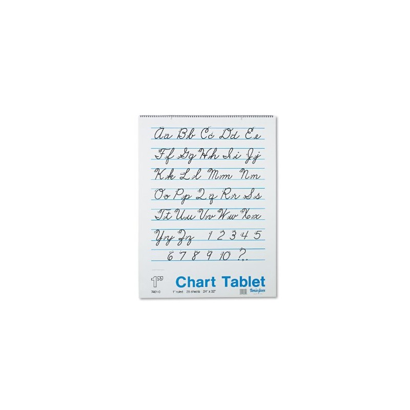 Pacon Chart Tablets Cursive Cover, 32 X 24, 1 (Pac-74610)