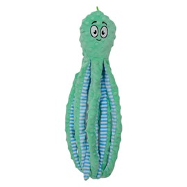 JACK AND VANILLA, 45 cm Apple Green Interactive Octopus Dog Toy, Soft and Durable, Ideal for Large Sizes, Machine Washable, Pleasure, Bubble Plush Model