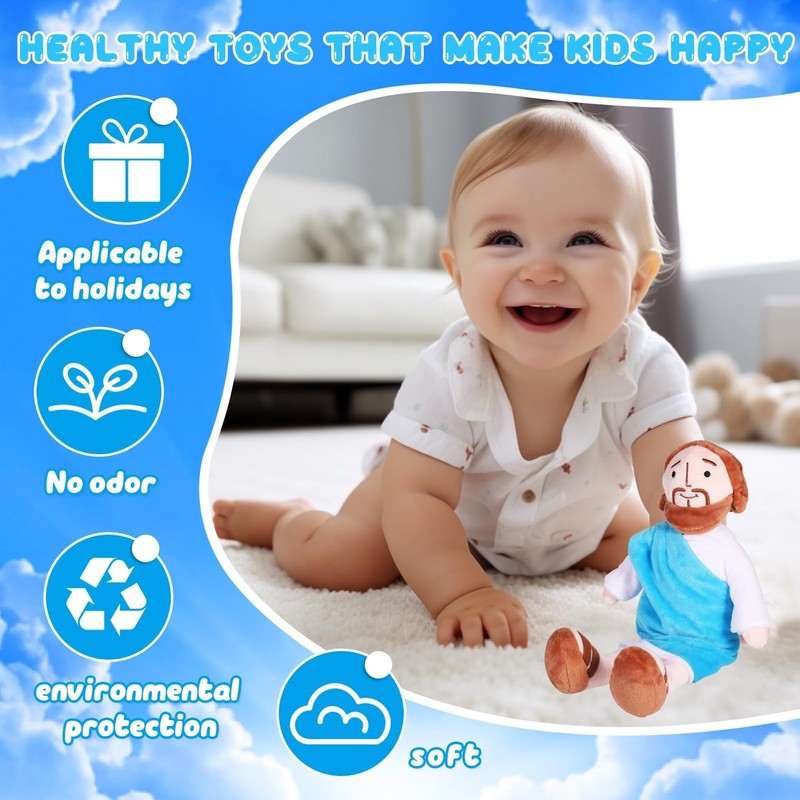 Hpbaggy My Friend Jesus Plush Fabric