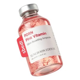 Sungboon Editor Pdrn Pink Vitamin Glow Boosting Ampoule 40ml Todo Tipo De Piel Día/noche