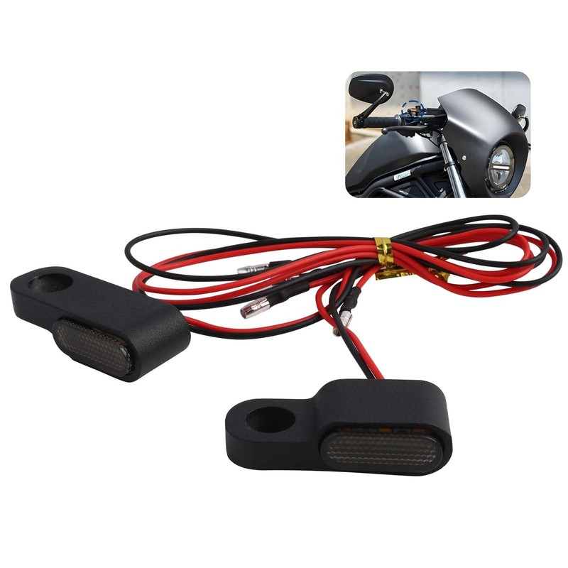 Yenvory 3 LED Mini Indicator Motorcycle E Approved, 12 V,
