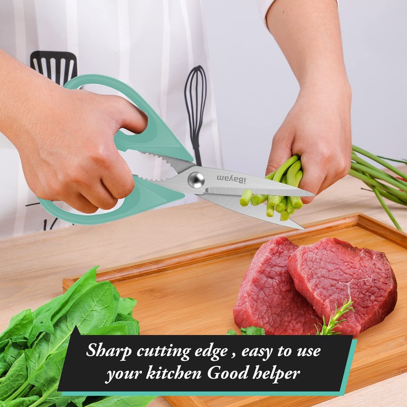 Kitchen Shears, iBayam Kitchen Scissors Heavy Duty Meat Scissors Poultry