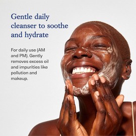 Facial Cleanser Refill, Hydrating Face Wash with Niacinamide by Dear Brightly, Gentle Daily Milk Cleanser for All Skin Types, Removes Makeup and Impurities for Clean, Healthy Skin, 2.7 fl. oz.