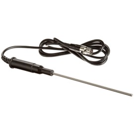 Oakton WD-35626-60 General Purpose Probe for Acorn Temp 6 RTD Thermometer, -50.0 to 150°C / -58 to 302°F, 3 ft Cable, 316 Stainless Steel Sheath