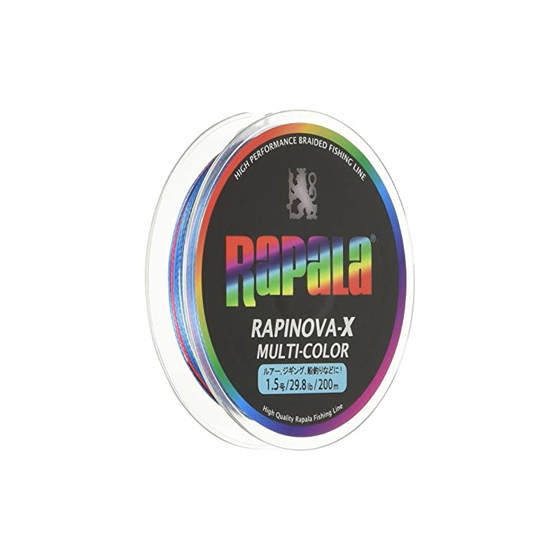 Rapala Rapinovu~a X multi-color PE 200M15MC