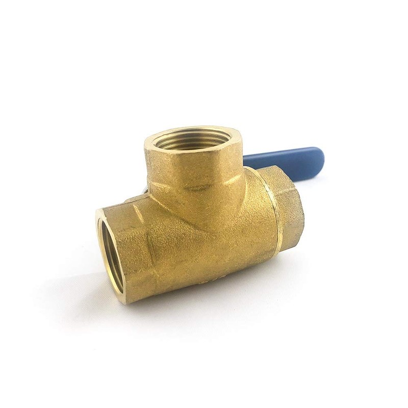 QWORK Series 3-Way (L-Port) Ball Valve, Lever Handle, NPT Female