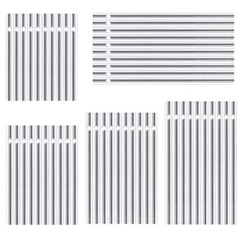 Silver Wind Chime Empty Aluminum Tubes,30 Pcs Wind Chime Tubes Parts Wind Chime Making Tubes Wind Chime DIY Crafts Aluminium Tubes for Farmhouse Garden Patio Home Decor(5 Different Length)